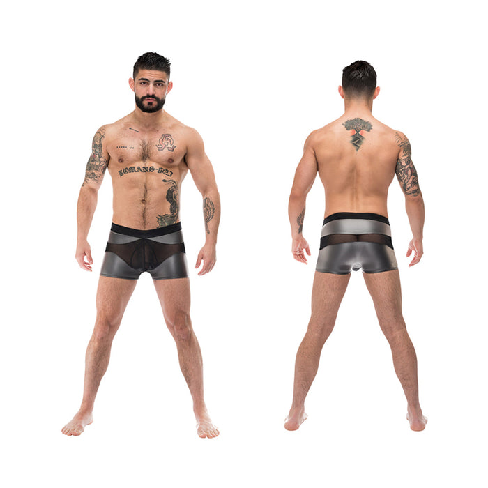 Male Power Iron Clad Iron Clad Short Grey Med | SexToy.com