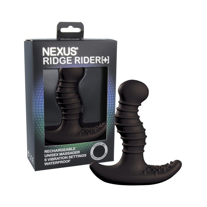 Nexus Ridge Rider+ Unisex Vibrator - Black | SexToy.com