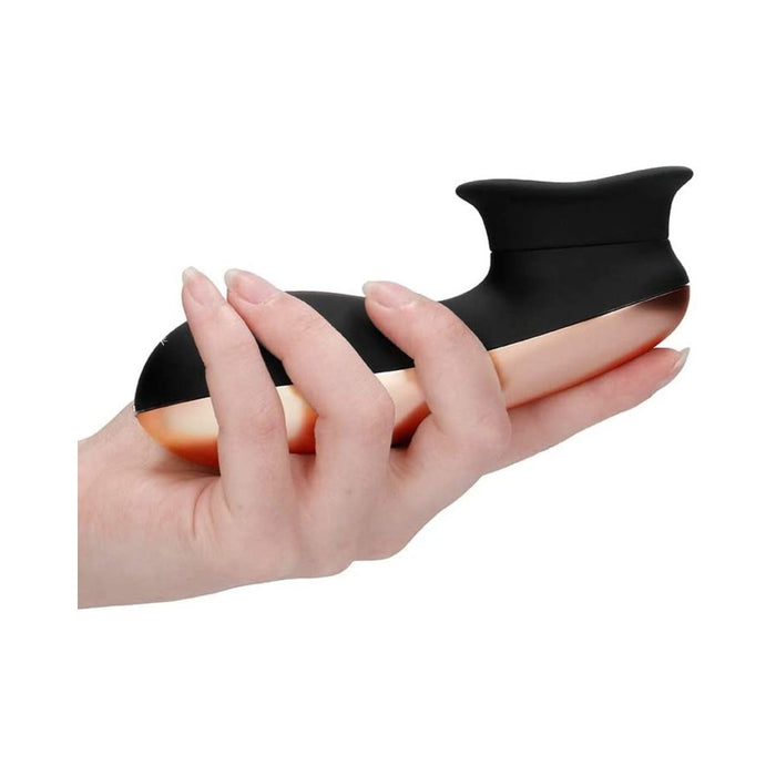 Elegance Dreamy Oral Clitoral Stimulator - Black | SexToy.com