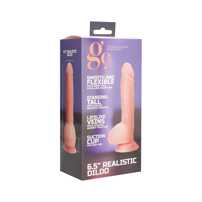 GC 6.5 Inch Realistic Dildo - Flesh | SexToy.com