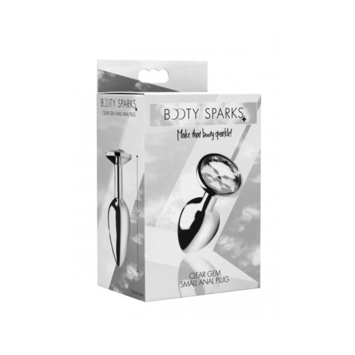 Booty Sparks Clear Gem - Small Anal Plug | SexToy.com