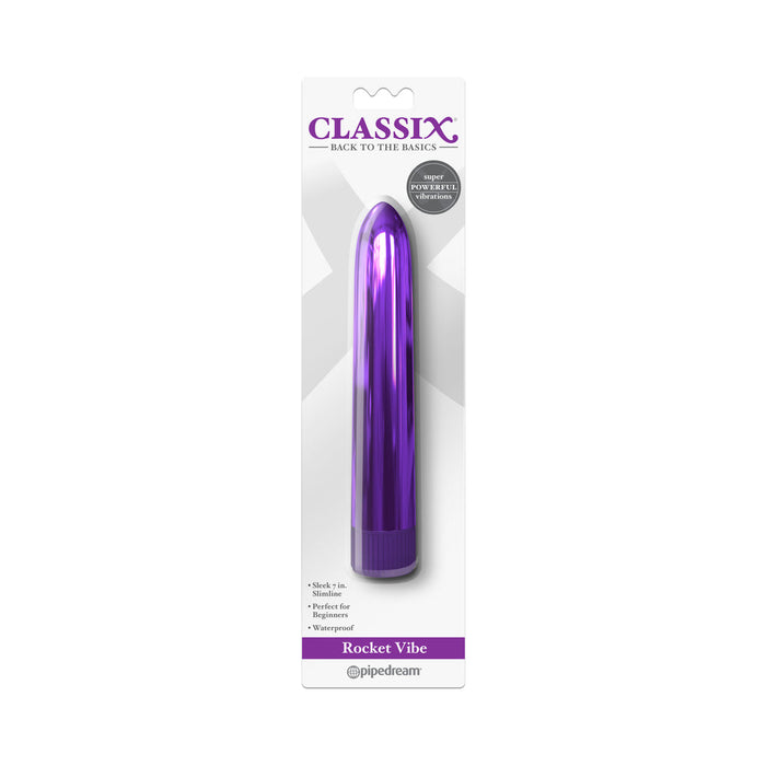 Classix Rocket Vibe 7 Inch Metallic Vibe | SexToy.com