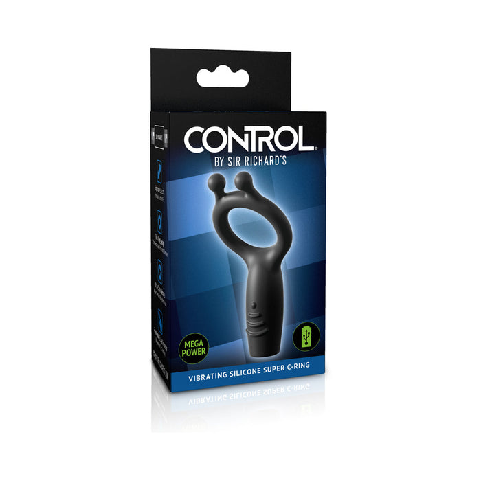 Sir Richard's Control Vibrating Silicone Super C-ring | SexToy.com