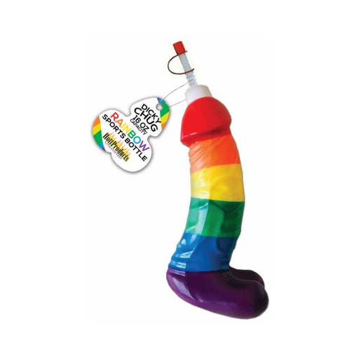 Rainbow Dicky Chug Sports Bottle | SexToy.com
