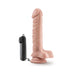 Dr. Skin - Dr. James - 9in Vibrating Cock With Suction Cup - Vanilla | SexToy.com