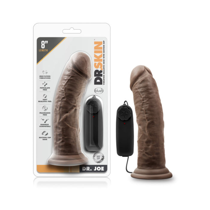 Dr. Skin - Dr. Joe - 8in Vibrating Cock With Suction Cup | SexToy.com