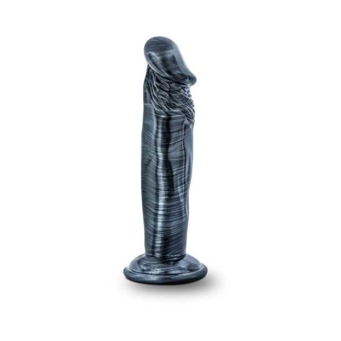 Jet - Ebony - 6in Dildo - Carbon Metallic Black | SexToy.com