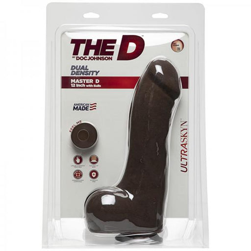 The Master D W/balls 12 Chocolate | SexToy.com