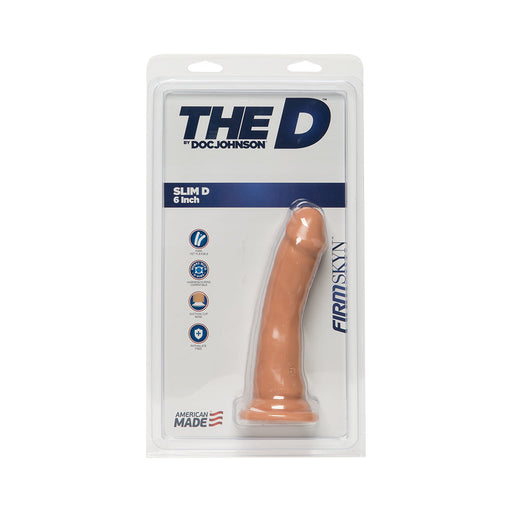The D Slim 6in Without Balls Firmskyn Vanilla | SexToy.com