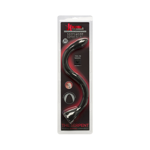 Kink The Serpent Anal Snake 20 inches Silicone Black | SexToy.com