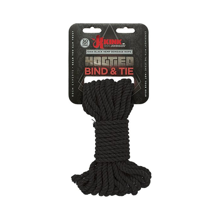 Kink Hogtied Bind & Tie Hemp Bondage Rope 30ft | SexToy.com