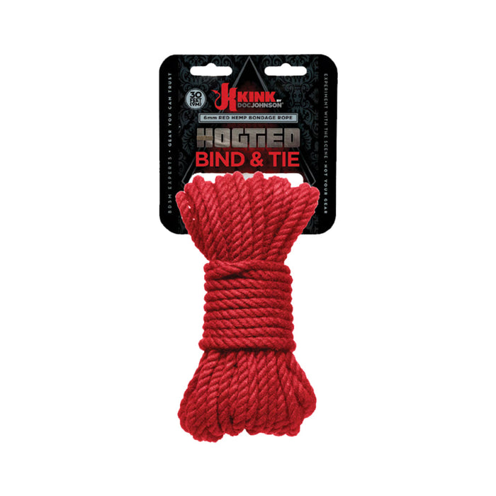 Kink Hogtied Bind & Tie Hemp Bondage Rope 30ft | SexToy.com