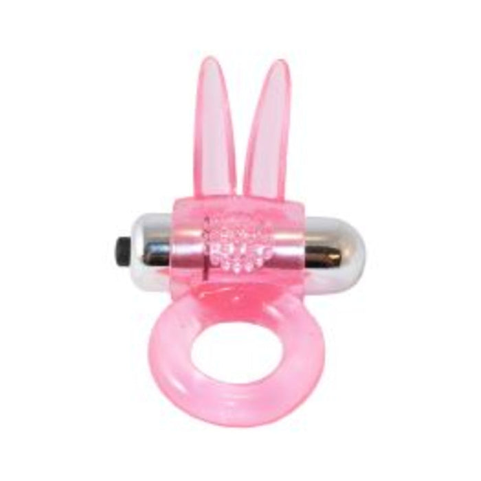 Ribbed Rabbit Vibrating Cockring | SexToy.com