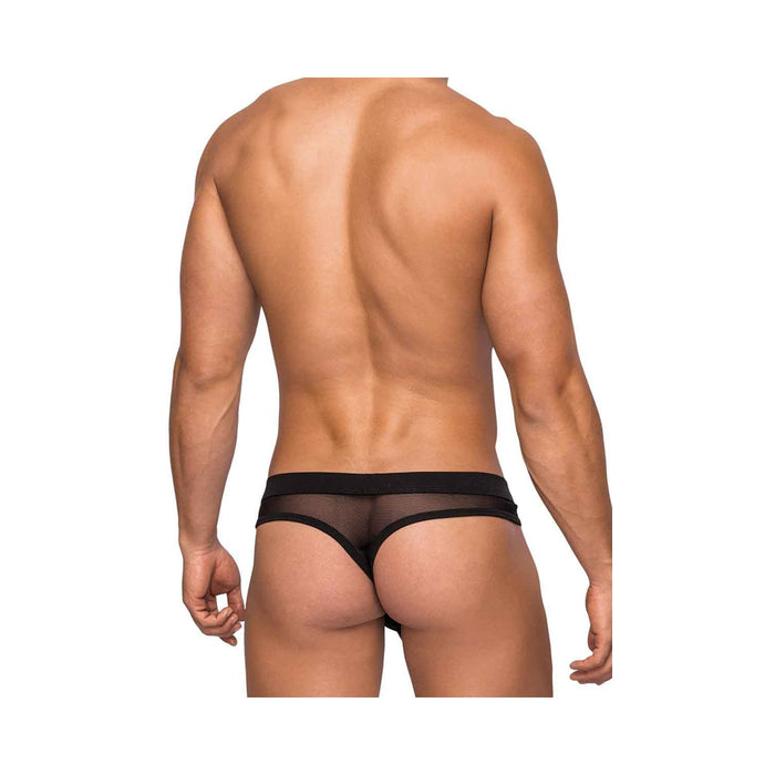 Male Power Hoser Hose Thong Black S/M | SexToy.com