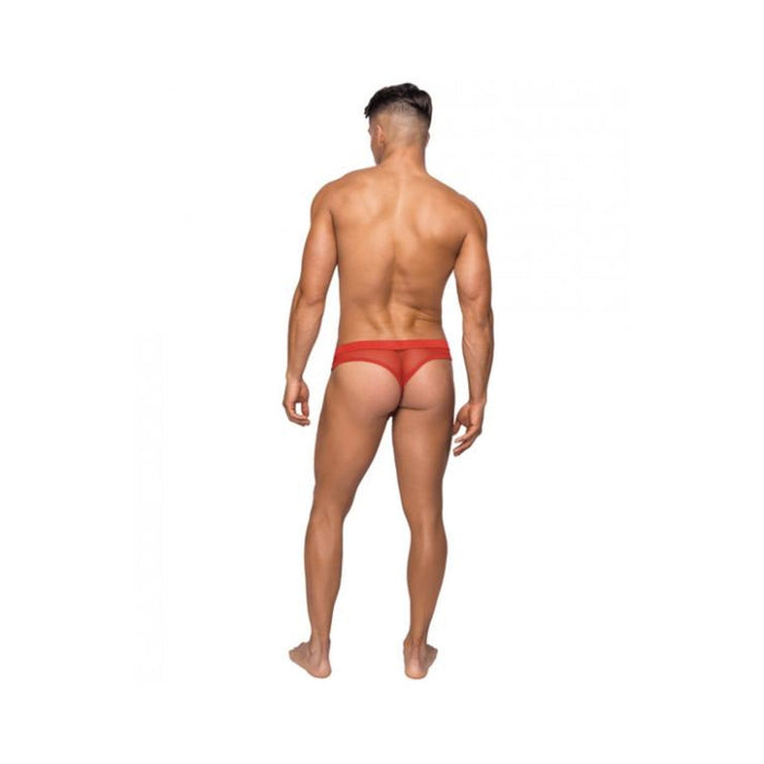 Male Power Hoser Hose Low Rise Thong Red S/M Underwear | SexToy.com