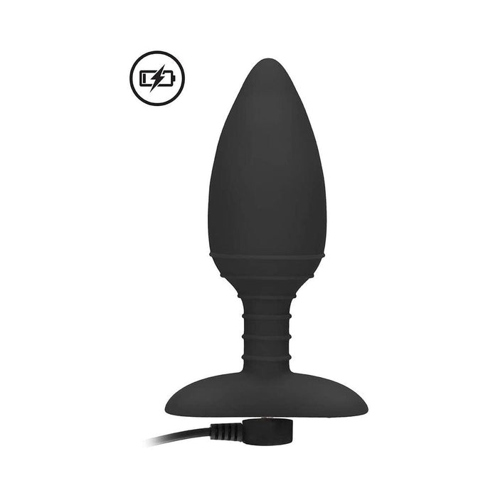 Elegance Heating Rechargeable Butt Plug - Black | SexToy.com