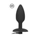 Elegance Heating Rechargeable Butt Plug - Black | SexToy.com