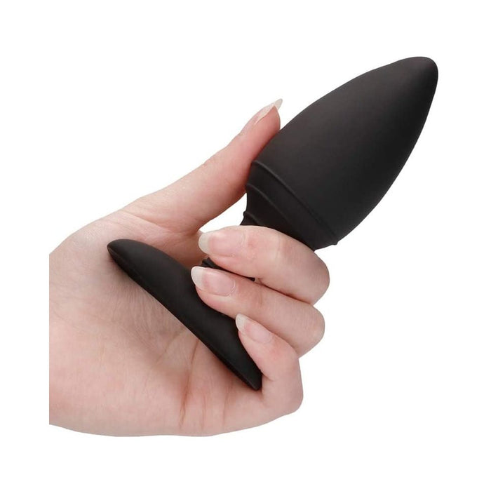 Elegance Heating Rechargeable Butt Plug - Black | SexToy.com