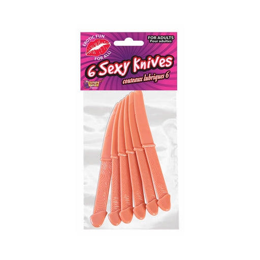 Sexy Knife with Pecker Handles 6 Pack | SexToy.com