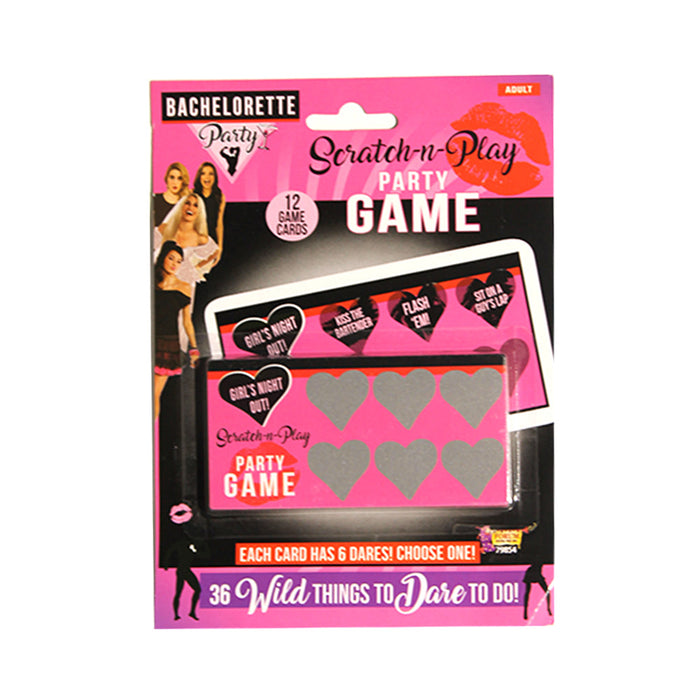Bachelorette Scratch & Play Tickets 12 Pack | SexToy.com