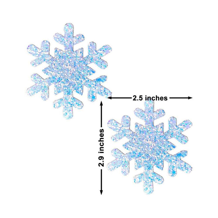 Neva Nude Pasty Snowflake Glitter Frost Pasties | SexToy.com