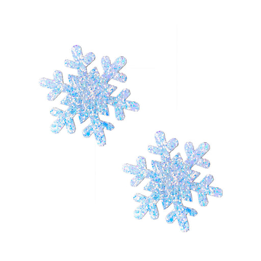 Neva Nude Pasty Snowflake Glitter Frost Pasties | SexToy.com