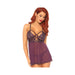 2pc Sheer Mesh And Lace Babydoll S/M | SexToy.com