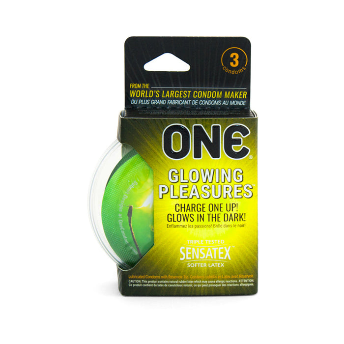 ONE Glowing Pleasures 3pk | SexToy.com