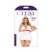 Curve Bedside Nurse Costume Set; Dress With Tie Back, Gartered Panty And Medic Hat White 1x/2x | SexToy.com