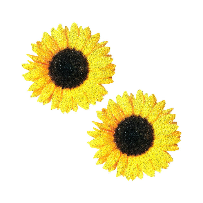 Neva Nude Pasties Seductive Sunflower Glitter Velvet | SexToy.com