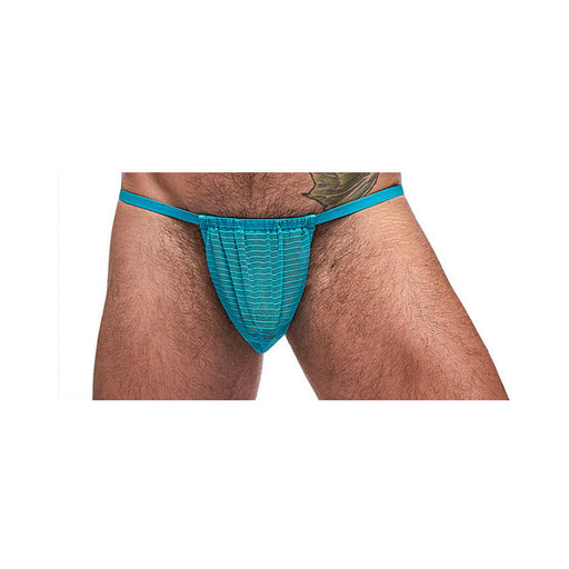 Male Power Mesh Rib Posing Strap Seafoam 1sz | SexToy.com