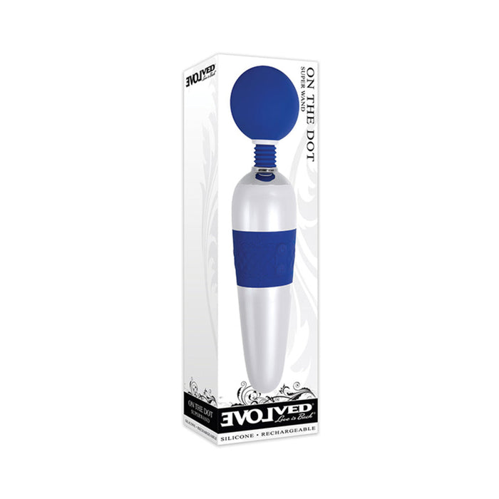 Evolved On The Dot Wand 7 Vibrating Functions 4 Speeds Per Function Silicone Head Usb Rechargeable C | SexToy.com