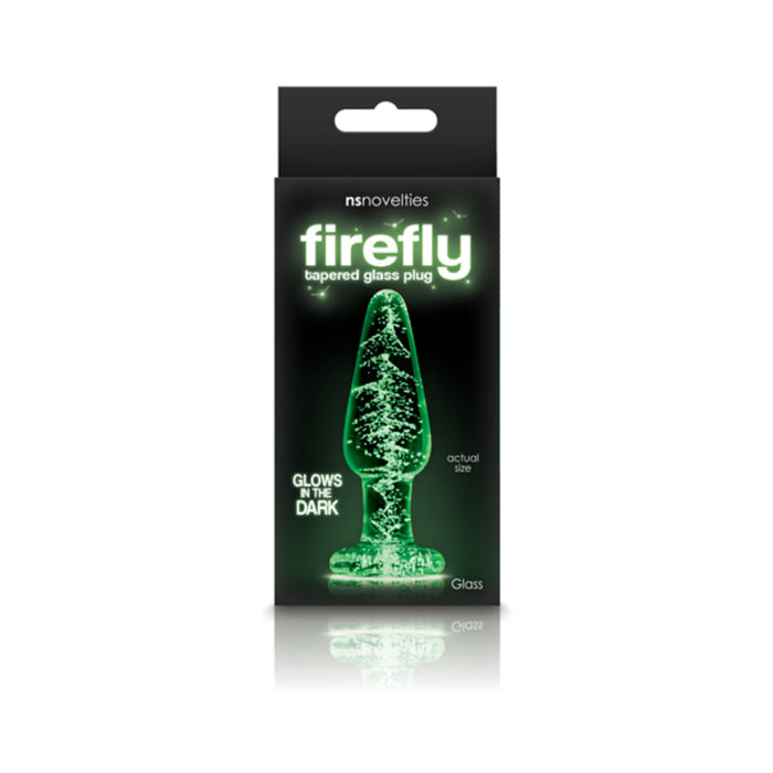 Firefly Glass - Tapered Plug - Small - Clear | SexToy.com