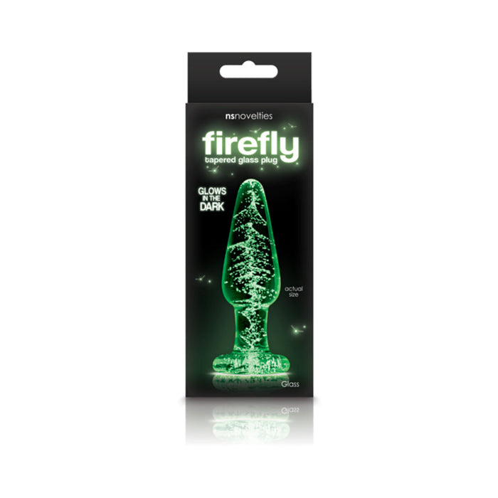 Firefly Glass Tapered Plug Medium Clear | SexToy.com