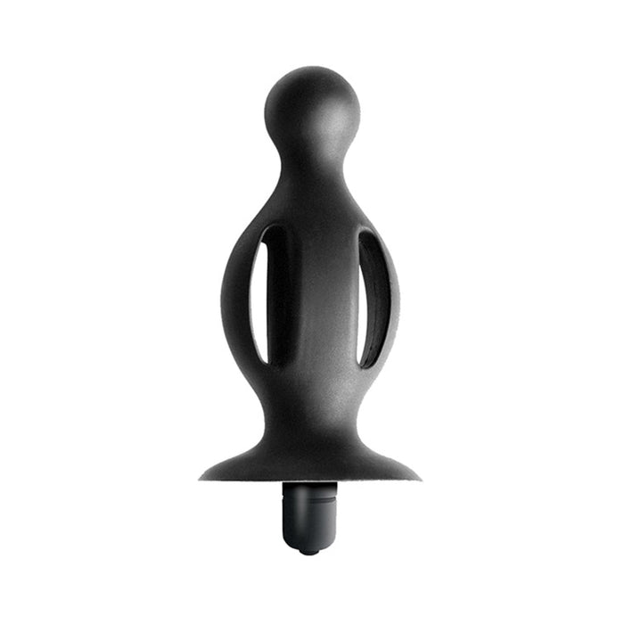 Commander Expert Vibrating Butt Plug Black | SexToy.com