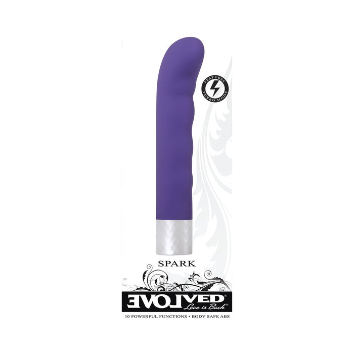 Evolved Spark Purple 10 Speed And Functions With Turbo Boost Mode Waterproof | SexToy.com