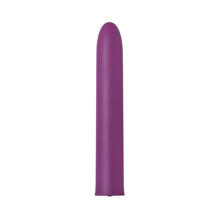 A&e Eve's Satin Slim Vibe Rechargeable Usb Cord Included Silicone Sleeve 10 Vibe Functions Waterproo | SexToy.com