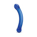 Glas 6 inches Curved Glass G-Spot Dildo Blue | SexToy.com