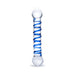 Glas 6.55in Spiral Glass Beaded Dildo | SexToy.com