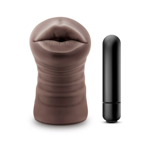 Hot Chocolate Heather Brown Mouth Stroker | SexToy.com