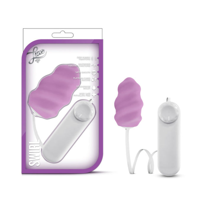 Luxe Swirl Bullet Vibrator With Sleeve Purple | SexToy.com