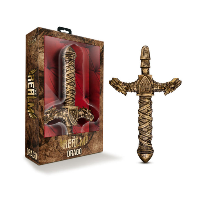 The Realm - Drago - Lock On Dragon Sword Handle - Bronze | SexToy.com