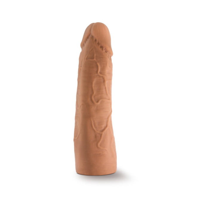 The Realm - Realistic 7in Lock On Dildo - Mocha | SexToy.com