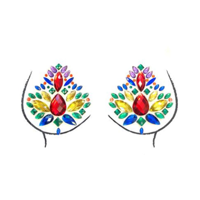 Neva Nude Crystal Pride Tribe Jewel Nipztix Pasties | SexToy.com