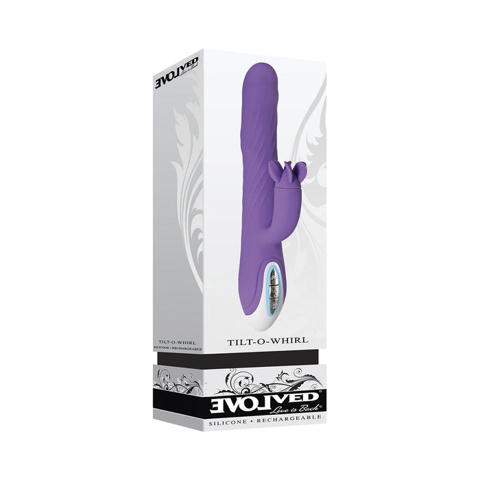 Evolved Tilt-o-whirl Dual Vibe With Spinning Clit Stimulator 8 Vibe Functions And 5 Wave Functions I | SexToy.com