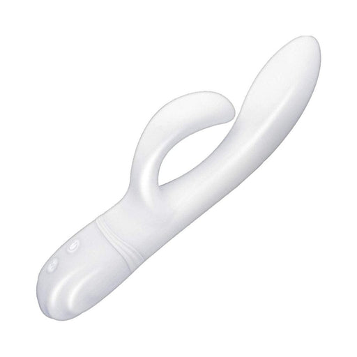 Vibes Of New York G-spot Massager Dual Motors 7 Function Rechargeable Silicone Waterproof White | SexToy.com