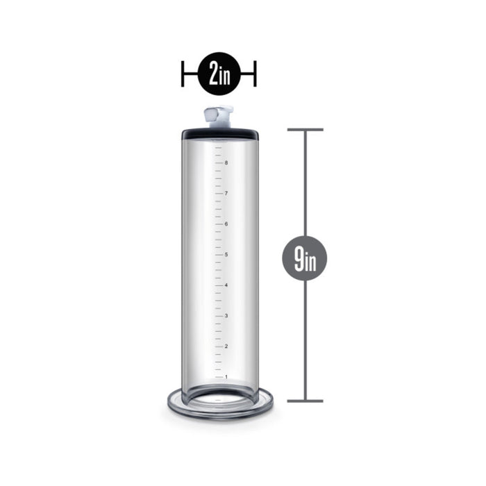 Performance - 9in X 2in Penis Pump Cylinder - Clear | SexToy.com