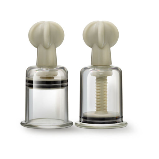 Temptasia - Clit And Nipple Large Twist Suckers - Set Of 2 - Clear | SexToy.com