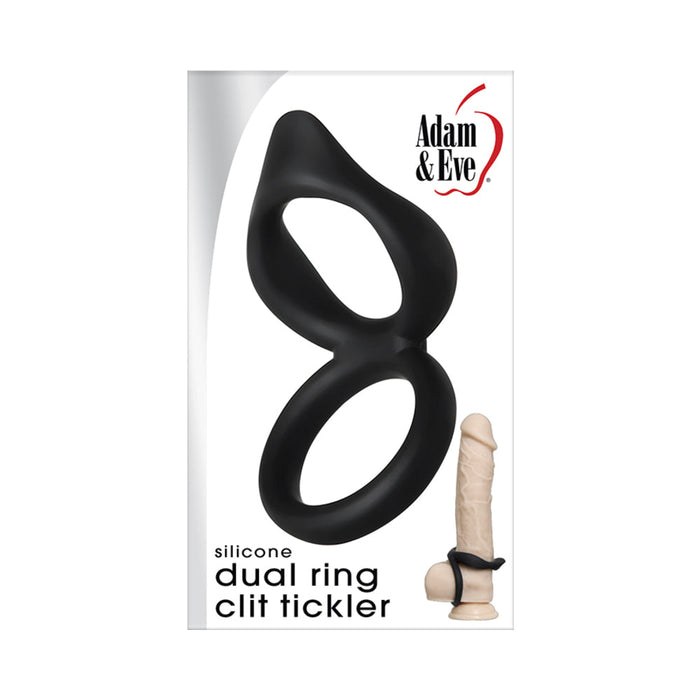 A&E Silicone Dual Ring Clit Tickler | SexToy.com