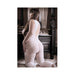 Sheer Worth The Wait Floral B/stocking Wht Q | SexToy.com